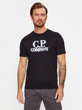 C.P. Company C.P. Company Marškinėliai 15CMTS238A 005100W Juoda Regular Fit