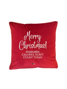 Sweet Living Sweet Living Poduszka dekoracyjna MERRY CHRISTMAS REMEMBER Biały