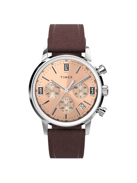 Timex Timex Zegarek TW2W51400 Brązowy