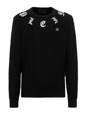 PHILIPP PLEIN PHILIPP PLEIN Longsleeve 9751 Nero Regular Fit