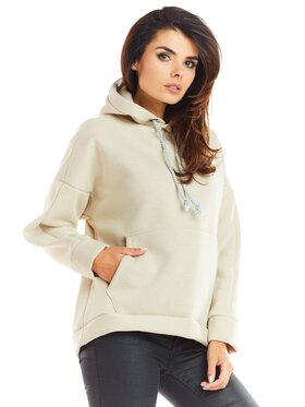 Infinite You Infinite You Bluza M223 Beżowy Basic Fit
