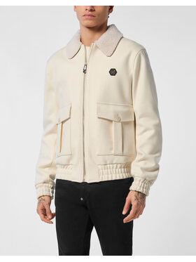 PHILIPP PLEIN PHILIPP PLEIN Giubbotto piumino 25523 Bianco Regular Fit