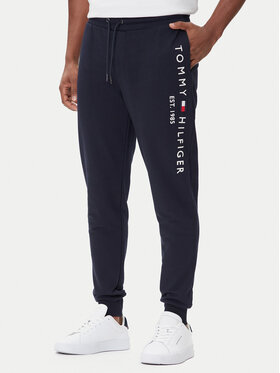 Tommy Hilfiger Tommy Hilfiger Spodnie dresowe Basic Branded MW0MW08388 Granatowy Regular Fit