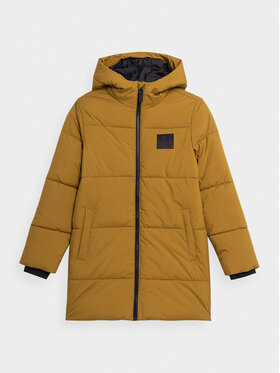4F 4F Зимова куртка 4FJAW23TDJAM275 Коричневий Regular Fit