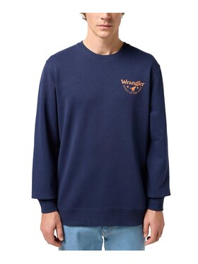 Wrangler Wrangler Bluza 112351253 Niebieski Regular Fit