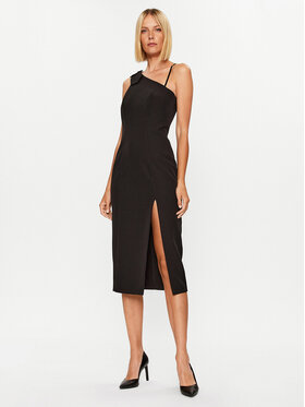 Rinascimento Rinascimento Kokteilinė suknelė CFC0115241003 Juoda Regular Fit