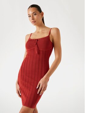 Guess Guess Každodenní šaty 173303 Červená Classic Fit