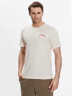 Outhorn Outhorn T-shirt TTSHM451 Écru Regular Fit
