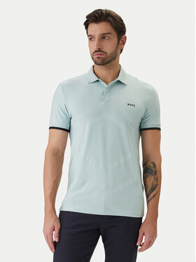 BOSS BOSS Polokošile Chip Hexa 50554561 Tyrkysová Regular Fit