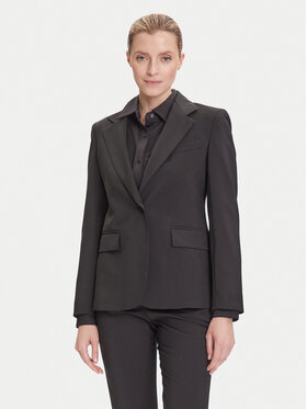 Weekend Max Mara Weekend Max Mara Marynarka Lamine 2525046041 Czarny Regular Fit