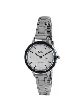 Q&Q Q&Q Zegarek QB89-201 Srebrny