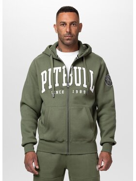 PITBULL PITBULL Bluza NORTON Zielony Regular Fit
