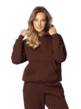 DKaren Sport DKaren Sport Bluza DK-K-B6 Brązowy Regular Fit