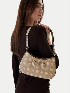 Guess Guess Torebka Carrie Logo HWGP98 98180 Beżowy