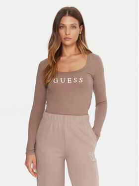 Guess Guess Särkpluus O5RI00 KBBU1 Beež Regular Fit