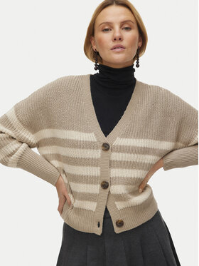 Vero Moda Vero Moda Cardigan Lea 10249632 Bej Regular Fit