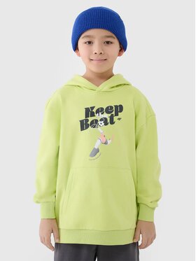 4F 4F Felpa 4FJASAW24TSWSM2160-72S Verde Oversize