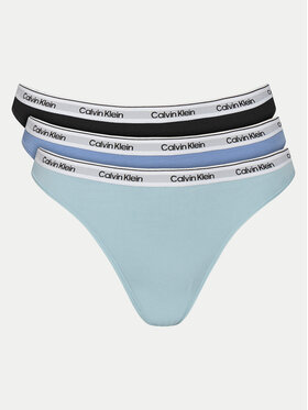 Calvin Klein Underwear Calvin Klein Underwear Sada 3 kusů klasických kalhotek 000QD5207E Barevná