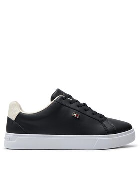 Tommy Hilfiger Tommy Hilfiger Сникърси Flag Court Sneaker FW0FW08072 Черен