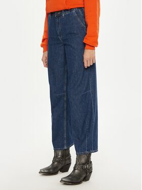 American Vintage American Vintage Jeansy Globay GLO11AH24 Tmavomodrá Straight Fit