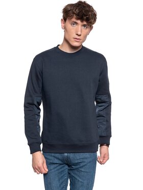 Lee Lee Felpa COLORBLOCK CREW SWS Blu Regular Fit