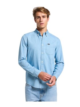 Lee Lee Koszula jeansowa 112363893 Niebieski Regular Fit