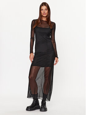 Brave Soul Brave Soul Haljina za svaki dan LDRJ-225DAISIE Crna Regular Fit