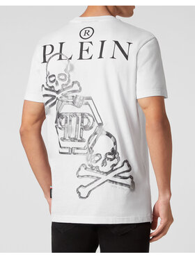 PHILIPP PLEIN PHILIPP PLEIN T-Shirt 989 Bílá Regular Fit