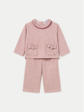 Mayoral Mayoral Completo pullover e pantaloni di tessuto 2550 Rosa Regular Fit