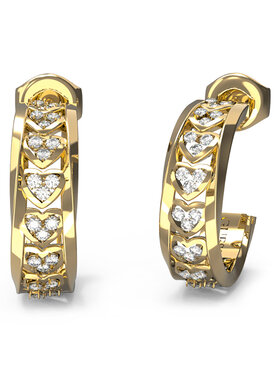 Guess Guess Σκουλαρίκια JUBE04 603JW Χρυσό