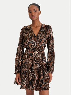 Guess Guess Sukienka codzienna W5BK53 W2770 Brązowy Regular Fit
