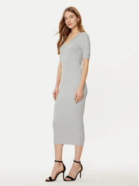 Guess Guess Sukienka dzianinowa W5RK11 Z2V62 Szary Bodycon Fit