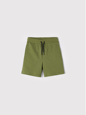 Mayoral Mayoral Pantaloni scurți sport 611 Verde Regular Fit
