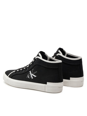 Calvin Klein Jeans Superge Skater Vulcanized High Cs Ml Mr YW0YW01454 Črna