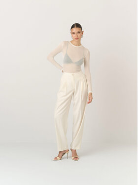 La Mania La Mania Top ETANA Biały Classic Fit
