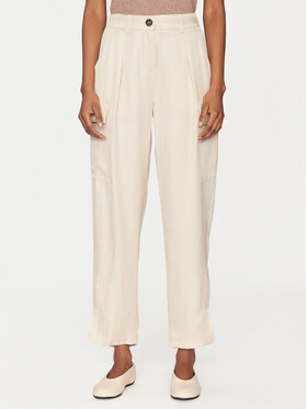 Marella Marella Szövet nadrág Aia 2515131071 Bézs Loose Fit