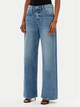 MET MET Jeansy NOS CHLOE T4L736 Niebieski Wide Leg