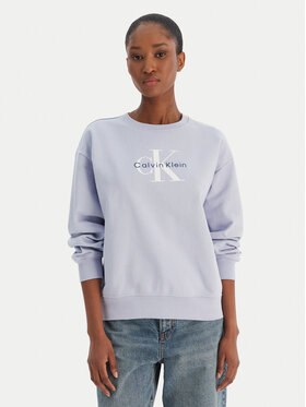 Calvin Klein Jeans Calvin Klein Jeans Pulóver Monologo LV047B234G Lila Regular Fit