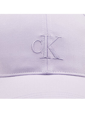 Calvin Klein Kapa S šiltom Monogram Embro K60K612324 Vijolična