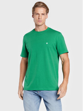 United Colors Of Benetton United Colors Of Benetton T-Shirt 3MI5J1AF7 Zielony Regular Fit