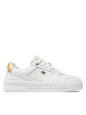Tommy Hilfiger Tommy Hilfiger Tenisice Essential Basket Sneaker Gold FW0FW08076 Écru