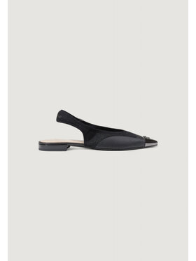 PINKO PINKO Sandały GIANIRA 14 - SLING BACK LUREX KNIT Czarny