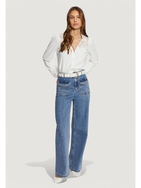 Morgan De Toi Morgan De Toi Camicia 241-TDRINK Bianco Long Fit
