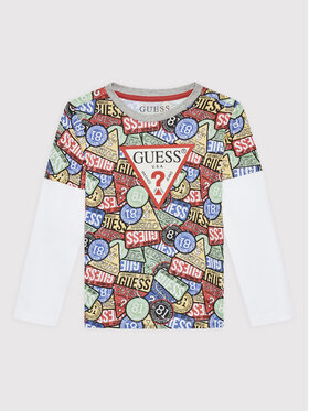 Guess Komplet Bluza In Hlače N2YG01 K5M20 Rdeča Regular Fit