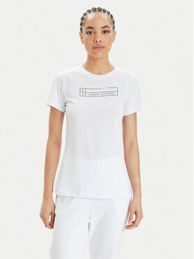 Armani Exchange Armani Exchange Majica 3DYT01 YJ3RZ 1000 Bela Regular Fit