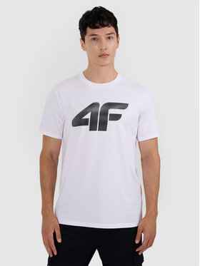 4F 4F T-Shirt NOS Biały Regular Fit