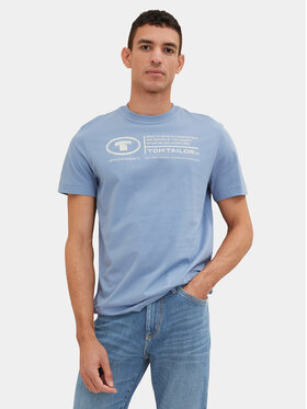 Tom Tailor Tom Tailor T-Shirt 1035611 Světle modrá Regular Fit
