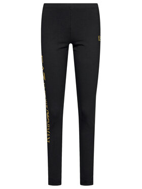 EA7 Emporio Armani Leggings 8NTP63 TJ01Z 0200 Crna Slim Fit