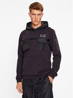 EA7 Emporio Armani EA7 Emporio Armani Majica dugih rukava 6RPM88 PJSEZ 1200 Crna Regular Fit