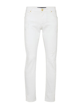 Billionaire Billionaire Jeansy 17571 Biały Straight Leg